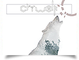 Tessa Harris wolf and tree cd cover design
