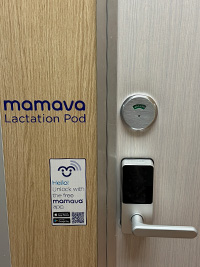 Mamava Lactation Pod door
