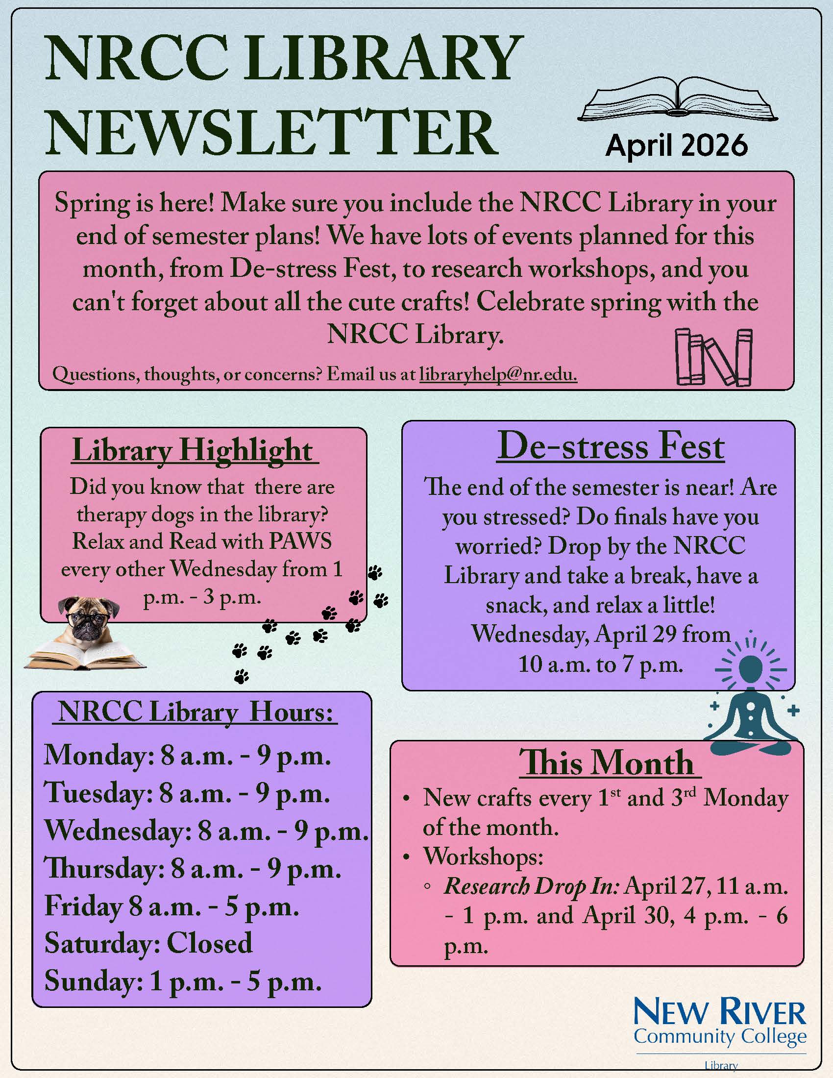 Newsletter for April 2026