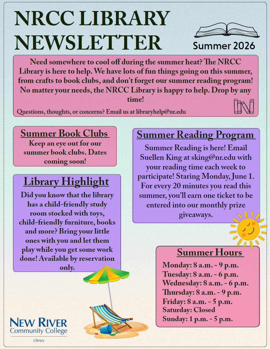 Newsletter for Summer 2026