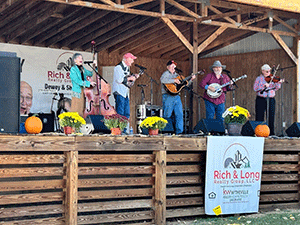 Photos of five members from the musical group New Grass Edition